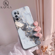HP Oppo A16 Phone Case - Marble Motif Case - Silicon Phone - Oppo A16 Phone Case - Phone Cover - Pho
