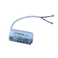 MESIN BINTANG88 - RETAIL 20 uf 450 V SOVA Capacitor Round Cable Capacitor/ Water Pump Capacitor/ 20u