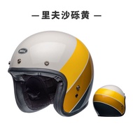 หมวกกันน็อครถจักรยานยนต์วินเทจ Bell อเมริกันของแท้หมวกกันน็อคครึ่งหมวกกันน็อก34สำหรับฤดูร้อนหมวกกันน