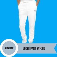 BYFORD Men's Jogger Pants Training Long Pants White - White, S