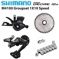 Shimano Deore m4100 1x10S Groupset Derailleurs RD-M4120 10 Speed Shift Lever Sunshine Cassette 36T 4