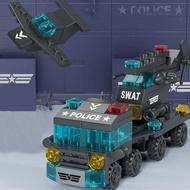 Lele BROTHER SWAT Car Building Blocks Toy 6 in 1 123 Bricks