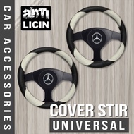 Mercedez Car Steering Wheel Cover benz AMG GT Gclass VClass Aclass Sclass White