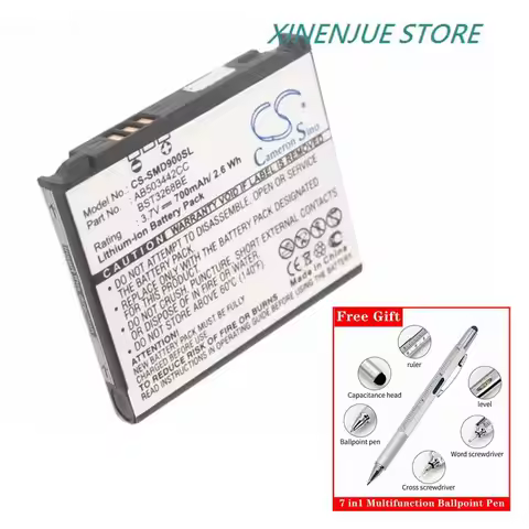 Cameron Sino Battery 3.7V/700mAh AB503442CE,AB503442CC,BST3268BE for Samsung SGH-D908,D900,D900i,E78
