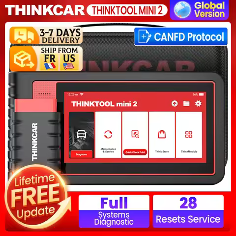THINKCAR Thinktool Mini Mini 2 CANFD Car Diagnostic Tool Obd2 Scanner Auto VIN Diagnosis Full System