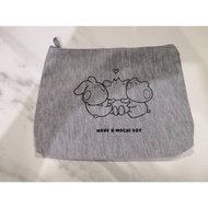 HAVE A MOCHI DAY Cloth Bag Gray Size 5.5 x 7.5 Inches