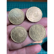 YY#54 Euro Gold Coin Set 🇫🇷🇪🇸 – 4x 20 Cent (France & Spain) | 1999 2002 2006 | Rare EU Vintage Coins