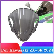 2025 Motorcycle Windscreen Windshield Wind Deflectors Shield Protector For Kawasaki ZX6R ZX-6R ZX 6R