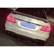 For W212 E63 Carbon Fiber Rear Bumper Lip Spoiler For Mercedes Benz E Class E260 E300 E400 For AMG 2