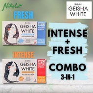 Natasha Geisha White ( COMBO PACK ) Intense & Fresh, Brightening Bar Soap