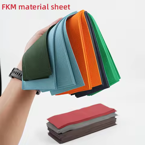24 Colors FKM Material wholesale for Cartier Richard Mille AP Breitling Blancpain Omega Heuer Tissot