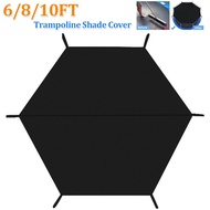 6/8/10ft Trampoline Cover Anti-UV Trampoline Canopy Waterproof Trampoline Sunshade Accessories for