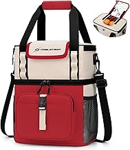Maelstrom Insulated Lunch Bag Women,20L Lunch Box for Men,Leakproof Double Deck Cooler Bag with Quic