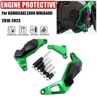 CNC Engine Protective Cover Fairing Guard Sliders Crash Pad For KAWASAKI Z400 NINJA400 Ninja 400 Z 4