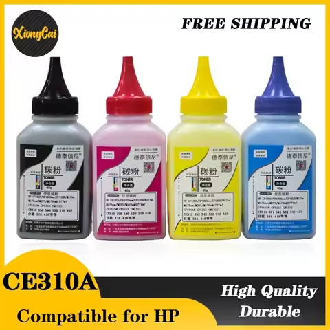 4 Colors/set Toner Powder Compatible For HP Color Laserjet Pro CP1025 CP1025NW High Quality Toner Po
