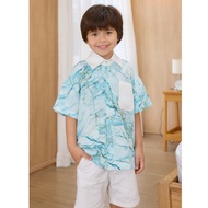 VACAY Indied | Mini Diddy Shirt Muse Marble Pattern Boys' With Bag /