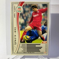 Football Card XABI ALONSO LIVERPOOL WCCF EUROPEAN Clubs 2005-2006 PANINI (Japan Edition) (Corner-Edg