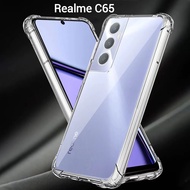 Realme C75X/Realme C75/Realme C65 Shockproof Clear Tpu Case Camera Cover Oppo C65 Model