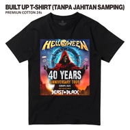 HELLOWEEN 40 Years Anniversary Tour 2025 T-shirt Music Band Metal Material 24s