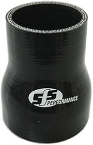 SFS SR7080BK Different Diameter Silicone Hose, 2.8-3.1 inches (70-80 mm), Reducer Hose, 3.9 inches (