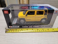 【Suzuki Hustler】全新1：22 鈴木黃色哈斯勒"Hustler"合金模型四驅回力玩具車 yellow color Suzuki Hustler mini suv pullback toy