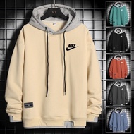 Cyrus Store Ready Stock Nike Pullover OuterwearMen &Women Loose Print Long Sleeve