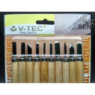 Wood Carving Tools Set isi10/ Lino Cut Tools / Cukil Kayu / Pahat Ukir