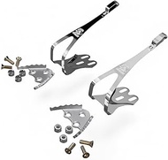 LOEVELOSI Pedal Cage Stainless Steel Pedal Hook 3-Hole Hook Suitable for Shimano 600 AX PD6300, 600 
