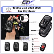 TOYOTA Vios AC100 NGC102 2023 Vios Key Cover Keyless Remote Sarung Kunci Kereta Vios Accessories Bod