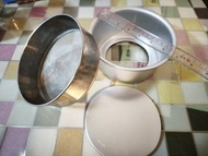 鋁製圓形蛋糕模具及不銹鋼麵粉篩