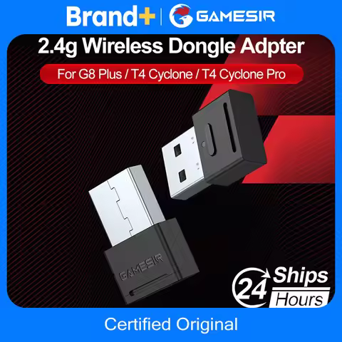 Gamesir G8 Galileo Plus G8+ T4 Cyclone and T4 Cyclone Pro 2.4g Wireless Dongle Receiver Gamepads Adp