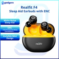 Gadguru Realfit F4 AI Noise Canceling Bluetooth Earphone Sport Headset Low Latency Earbuds 蓝牙耳机