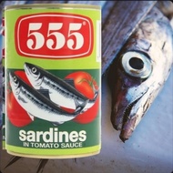 (Bundle Of 3,6) 555 Sardines 425g In Tomato Sauce Canned Philippines Filipino Favorite 425g