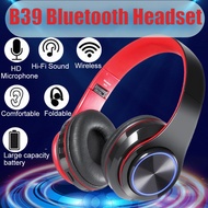 Bluetooth 5.0 Headset B39 Head-mounted Wireless Headphones Foldable HiFi Stereo With Mic Illuminated