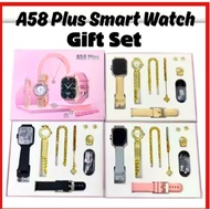 A58 Plus Smart Watch Gift Set Bluetooth Long-Lasting Battery Womens Luxury Jewelry set Best Smart Wa