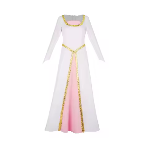 Princess Fiona Cosplay Costume Fiona Wedding White Dress Evening Dress Halloween Roleplay for Women 