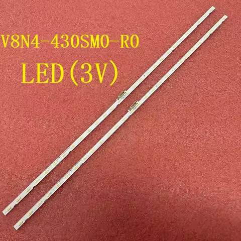 2pcs LED Backlight For Samsung UE43NU7470 UE43RU7410U UE43RU7025K UE43RU7400 V8N4-430SM0-R0 BN96-460