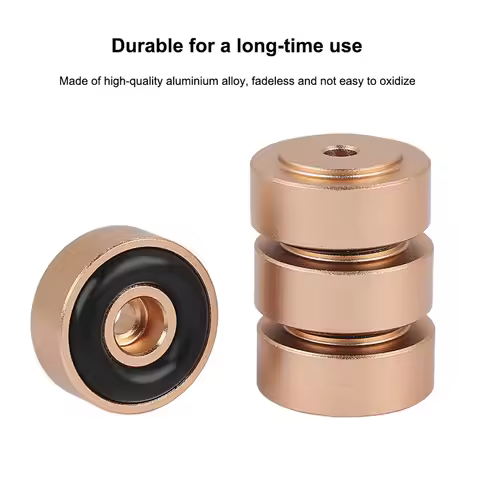 Amplifier Pads Feet 4PCS 20*8mm Aluminum Alloy Amplifier Feet Shock Absorber Amplifier Pads Feet