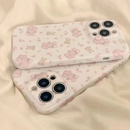 Ultra-Thin Pink Cartoon Rabbit Phone Case for Vivo Y78+ Y77E Y76 Y70 Y73S Y52 Y35M Y50 Y54S Y53S Fem