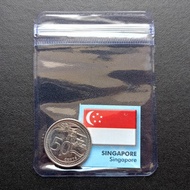 Koin Singapura Singapore 50 Cent | Uang Logam Asing Mancanegara TP777
