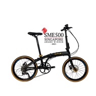 Rifle SP90 | Aluminium Folding Bicycle | 451mm Schwalbe One Tyres | 9 Speed Shimano Altus | Litepro 