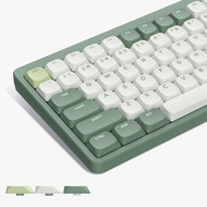 Low Profile Keycaps, PBT Keycaps 144 Keys, keycaps 75 Percent Custom Keyboard Keycaps Full Set, Gree