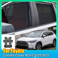 For Toyota Corolla Cross XG10 2020-2023 Car Sun Visor Accessori Window Windshield Cover SunShade Curtain Mesh Shade