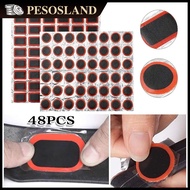48Pcs/sheet Self-adhesion Tire Patch Bike Tire Fix Patch Vulcanizing Tire Patch Tire Repair Patch