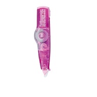 Plus Whiper Mini Roller Correction Tape 6m x 5mm WH-635LP ( Pink / Refillable )