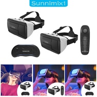 [Sunnimix1] 3D VR Headset Comfortable Lightweight Compatible for 4.7-6" Phone for Games