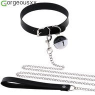 Sexy Harajuku Black PU Leather Ball Pendant Necklace For Women Men Couple Punk Gothic Choker Necklac