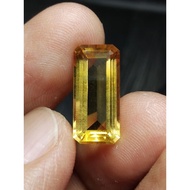 Golden Citrinenatural 17 x 8 x 5 mm 6.15 Ct Yellow Gold Amethyst Octagon Cutting Code 1298
