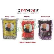 Gula-gula Hacks Candy (1.8kg) - Regular / Honey Lemon / Blackcurrant