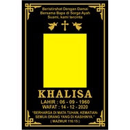 Granite Tombstone 40 x 60 Use photo / Tombstone Plate